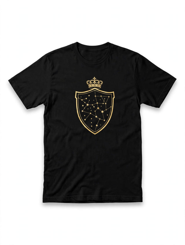 AKACHI Star Dynasty Tee — front view, luxury streetwear by AKACHILIFESTYLE