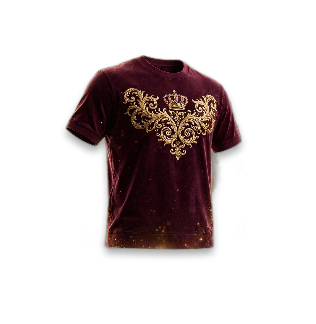 AKACHI Burgundy Baroque Tee