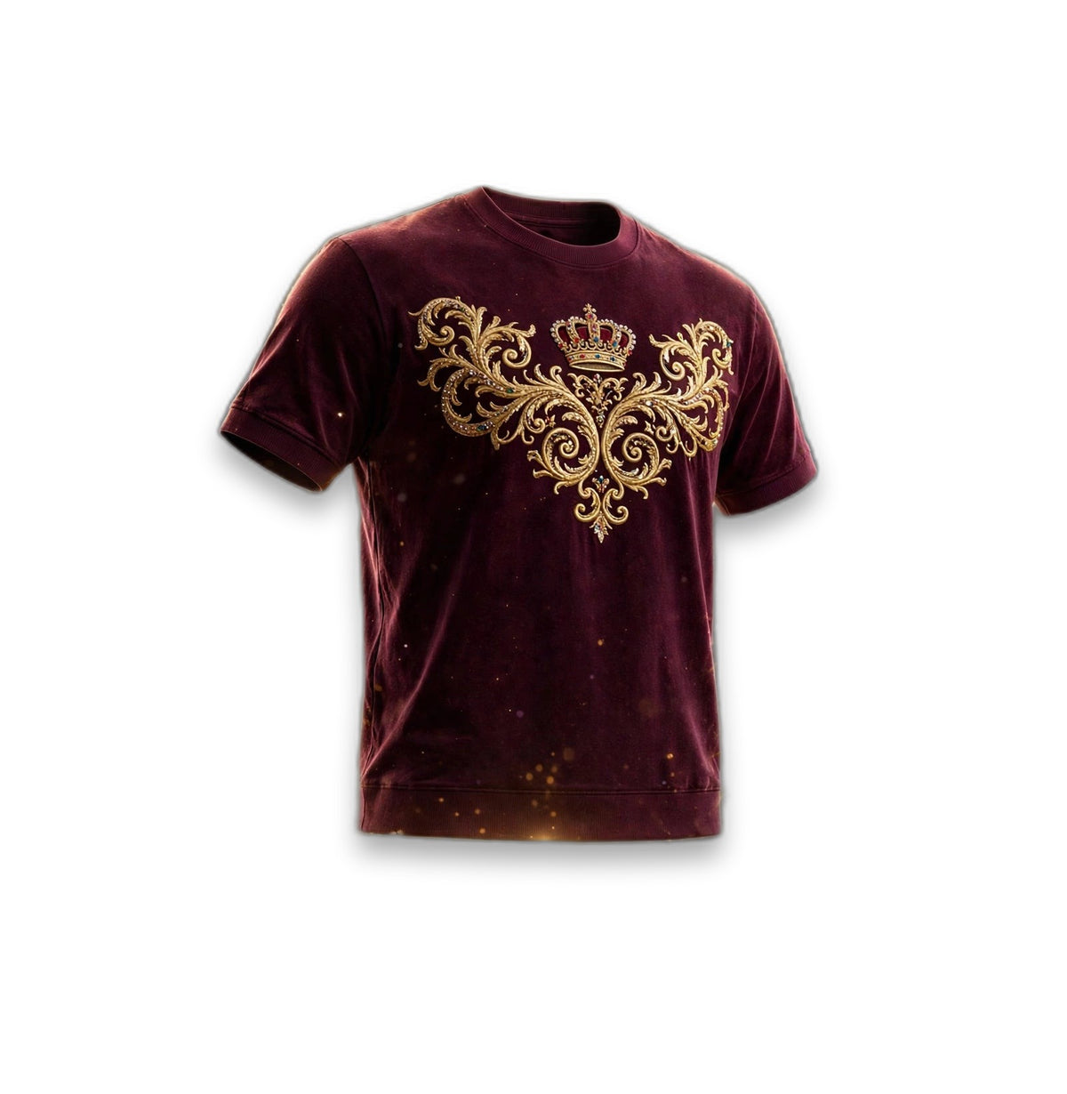 AKACHI Burgundy Baroque Tee