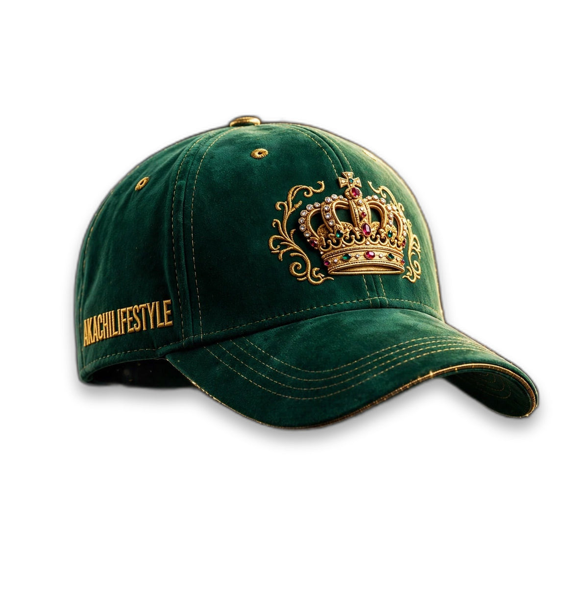 AKACHI Emerald Royal Crown Cap