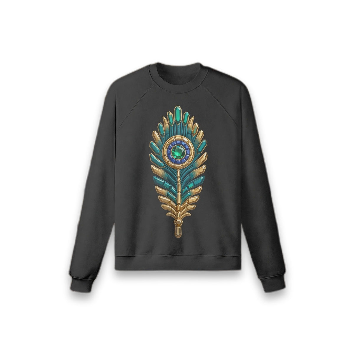 OSHUN Peacock Plume Sweater