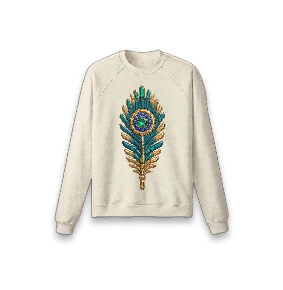 OSHUN Peacock Plume Sweater
