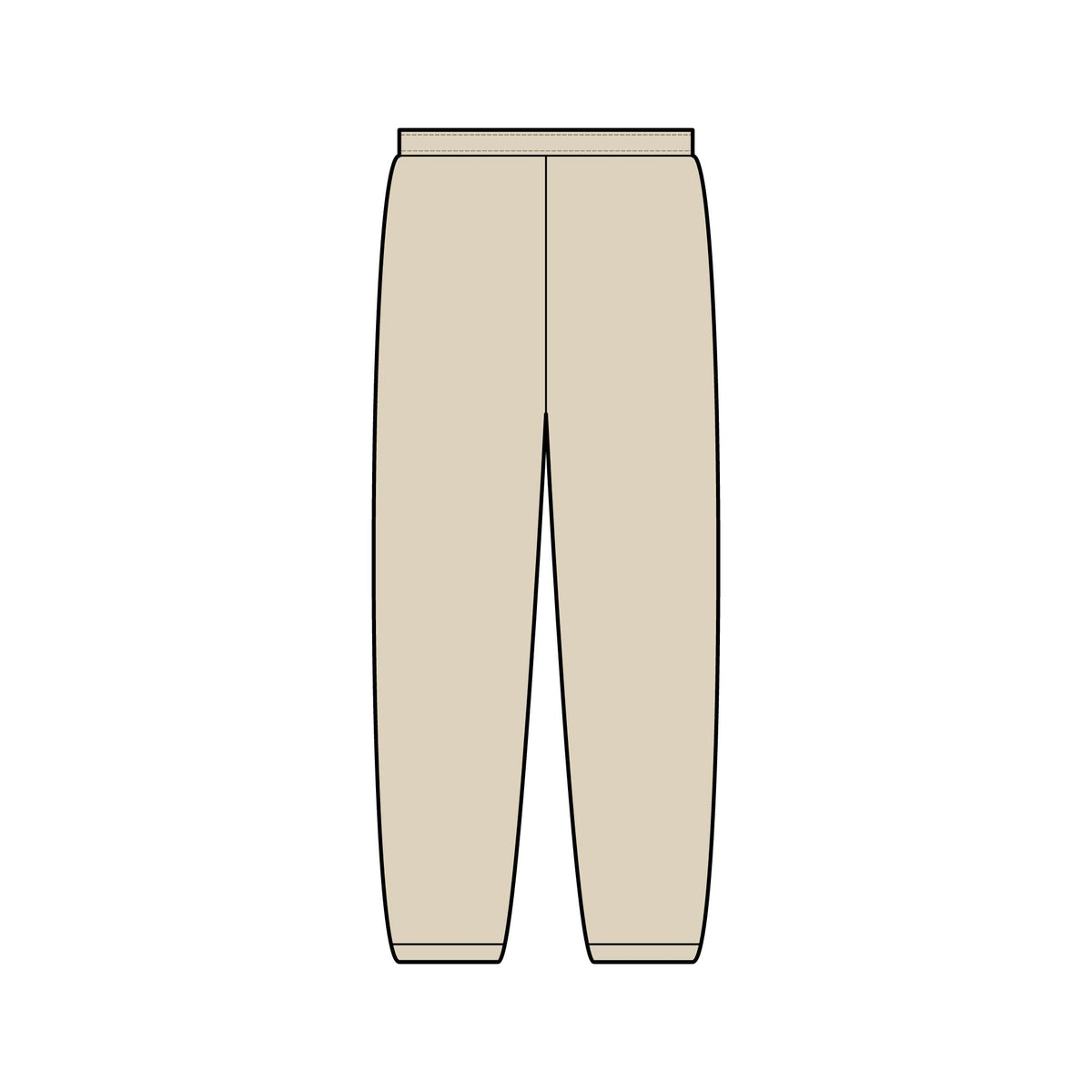 Cream Lion Sweatpants