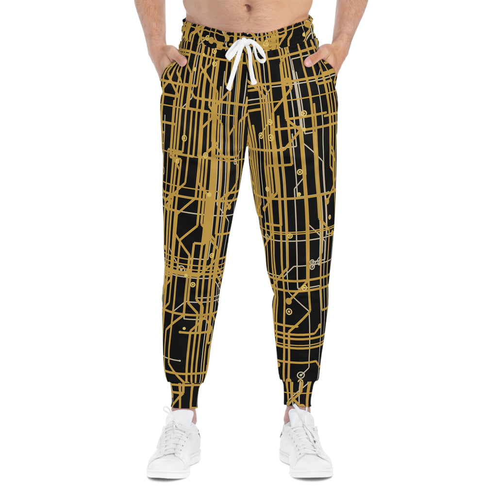 Gold Circuit Pants