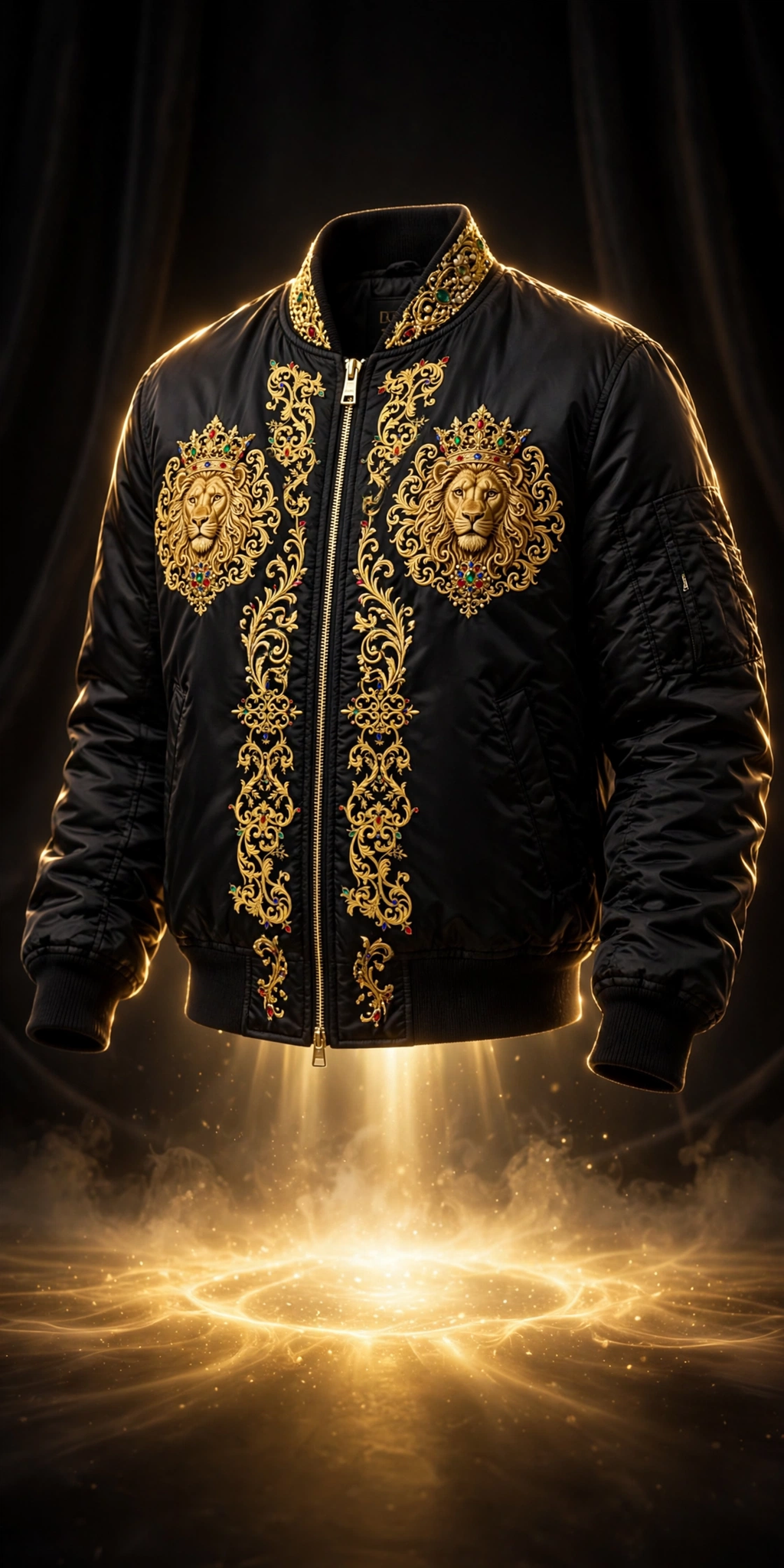 AKACHI Baroque Royal Bomber – Black