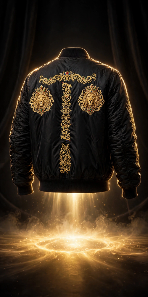 AKACHI Baroque Royal Bomber – Black