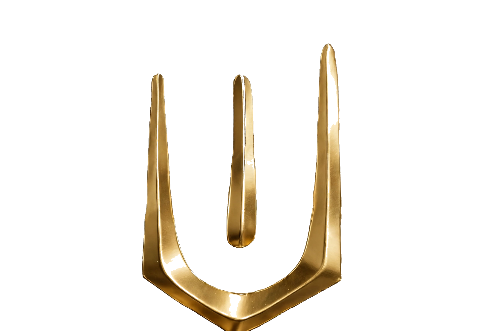 AKACHI transparent gold trident