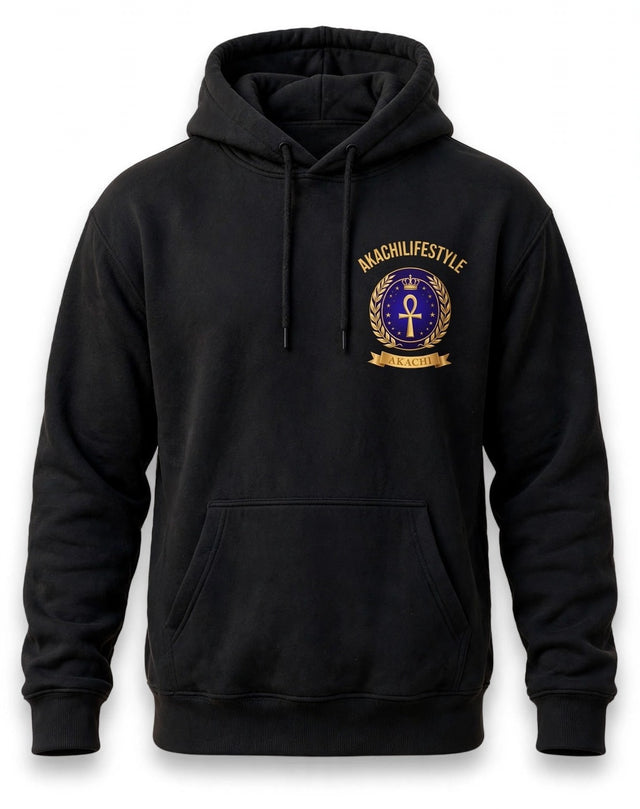 AKACHI Ascendant Hoodie — front view, luxury streetwear by AKACHILIFESTYLE