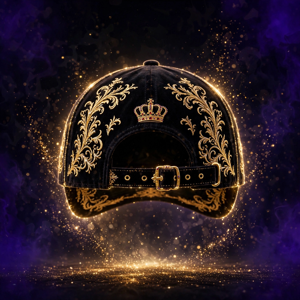AKACHI Royal Baroque Crown Cap – back