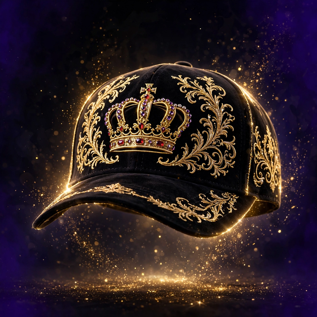 AKACHI Royal Baroque Crown Cap – front