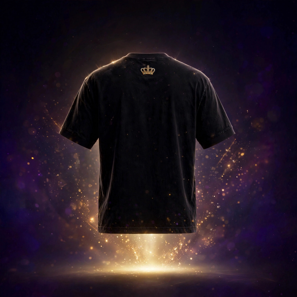 AKACHI Black Crowned Lion Tee – back