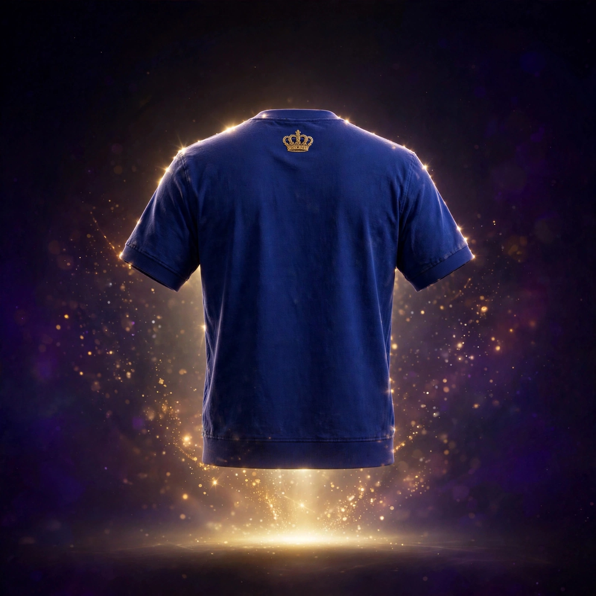 AKACHI Royal Blue Crown Tee – back