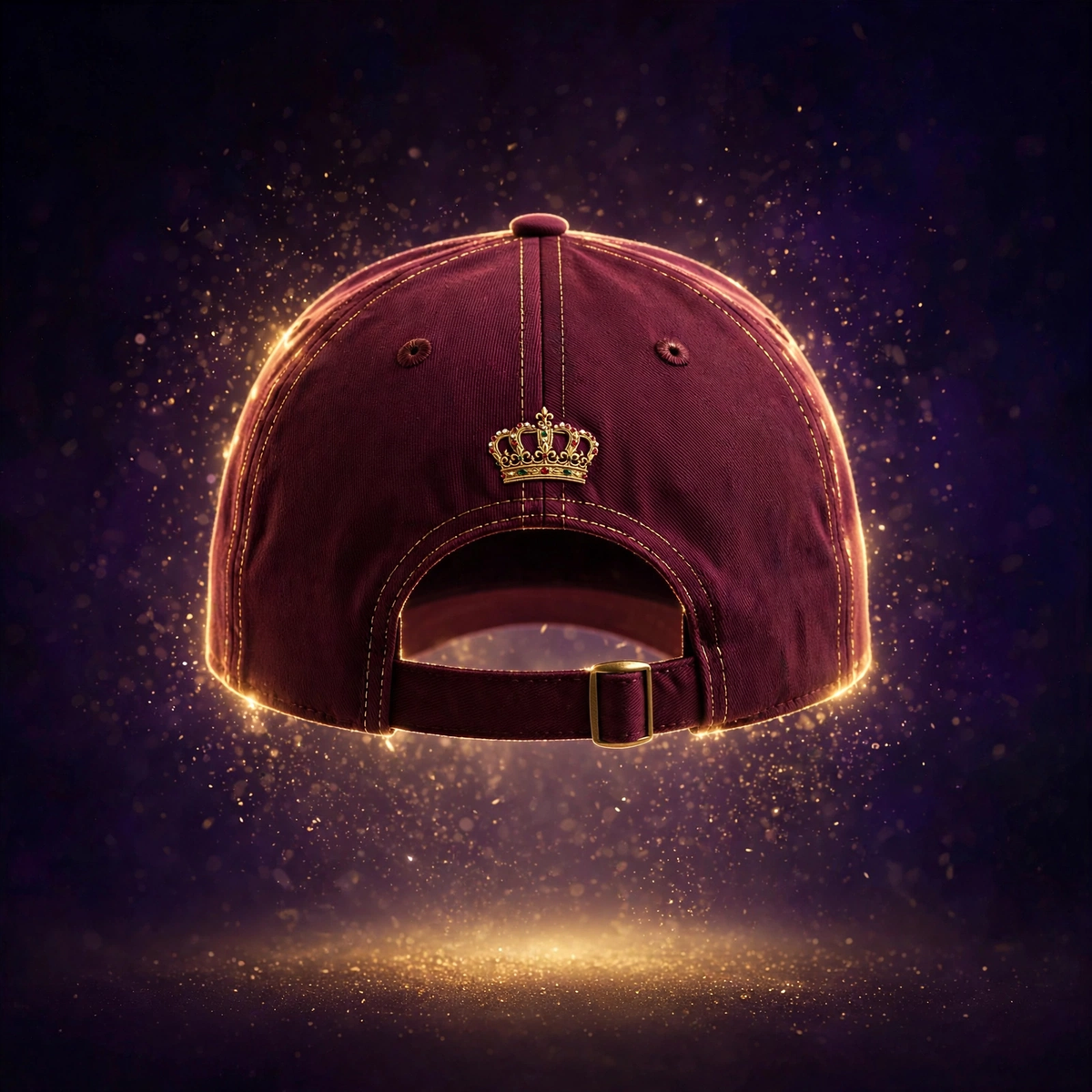 AKACHI Burgundy Royal Crown Cap – back
