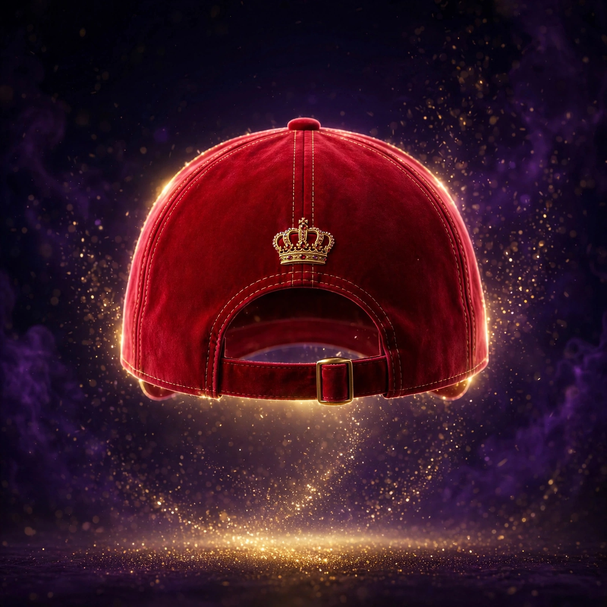 AKACHI Crimson Royal Crown Cap – back