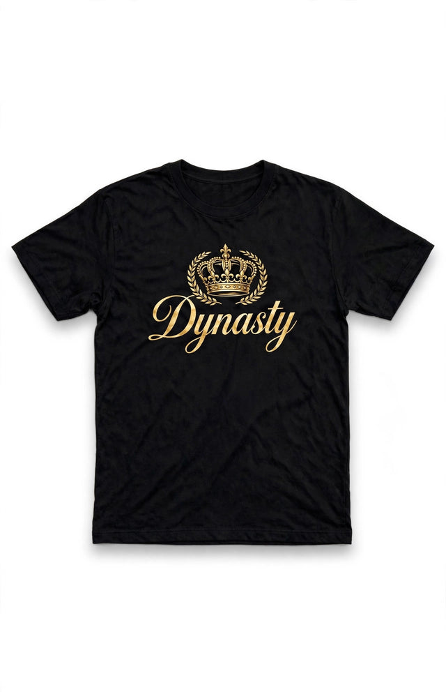 AKACHI Dynasty Script Tee — front view, luxury streetwear by AKACHILIFESTYLE