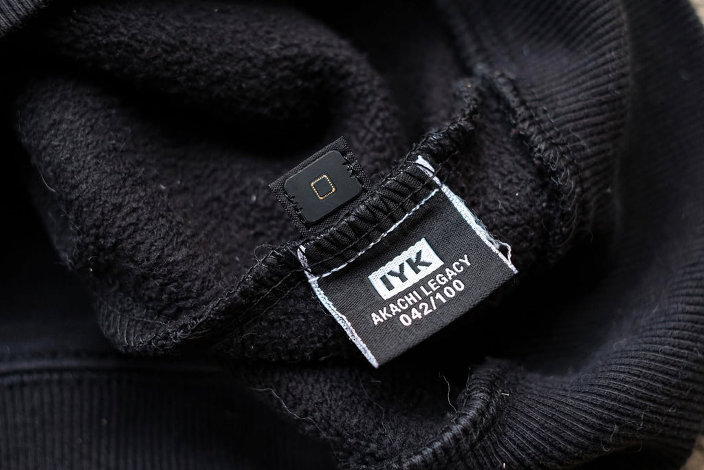 LEGACY 100 - Black Velvet Gold Crown Hoodie