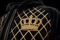 LEGACY 100 - Black Velvet Gold Crown Hoodie