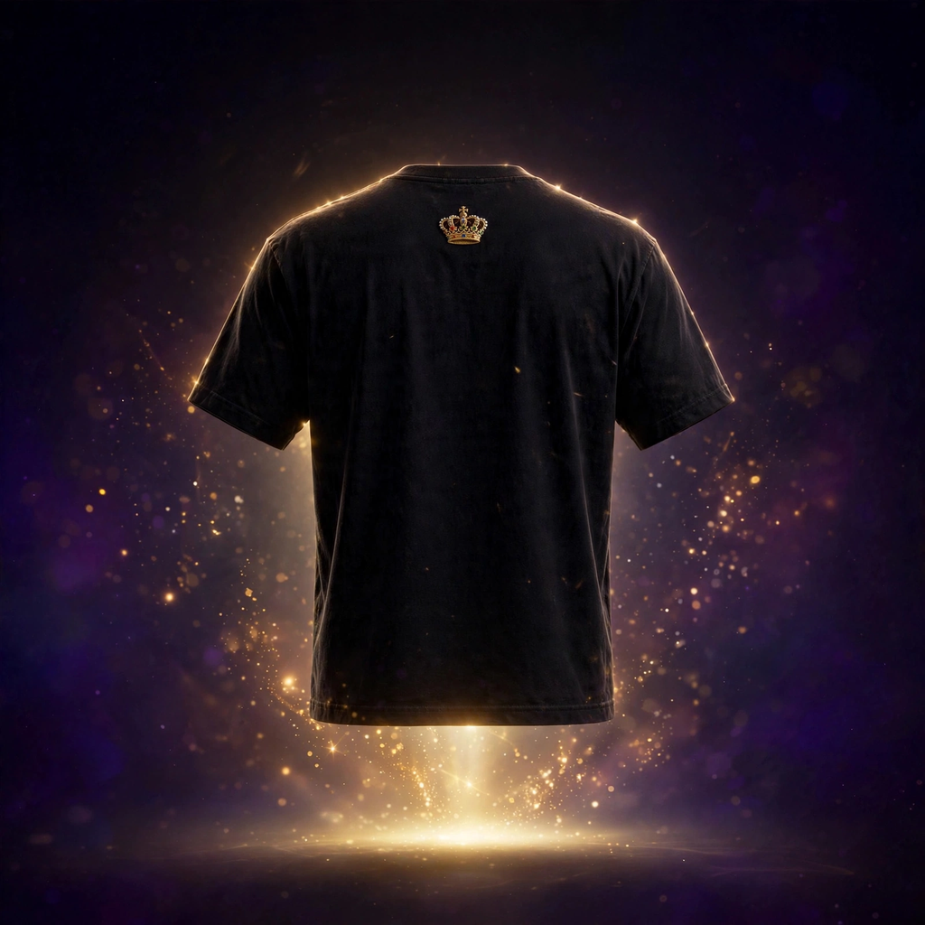 AKACHI Onyx Crowned Ankh Tee – back