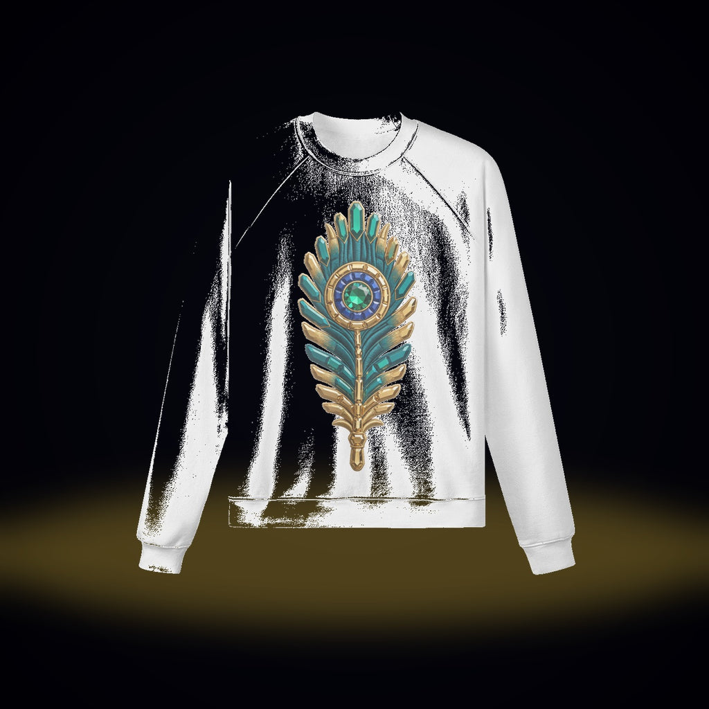 OSHUN Peacock Plume Sweater