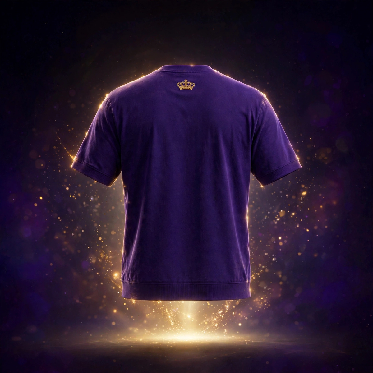 AKACHI Royal Purple Crowned Lion Tee – back