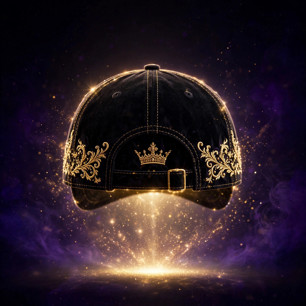 AKACHI Royal Baroque Scroll Cap – back