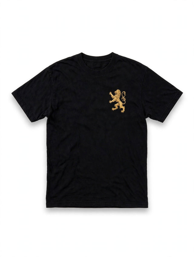 AKACHI The Medallion Tee — front view, luxury streetwear by AKACHILIFESTYLE